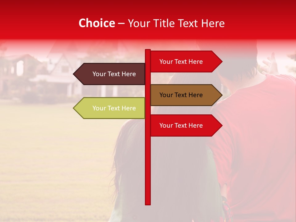 Home Biracial Couple Indian Family PowerPoint Template