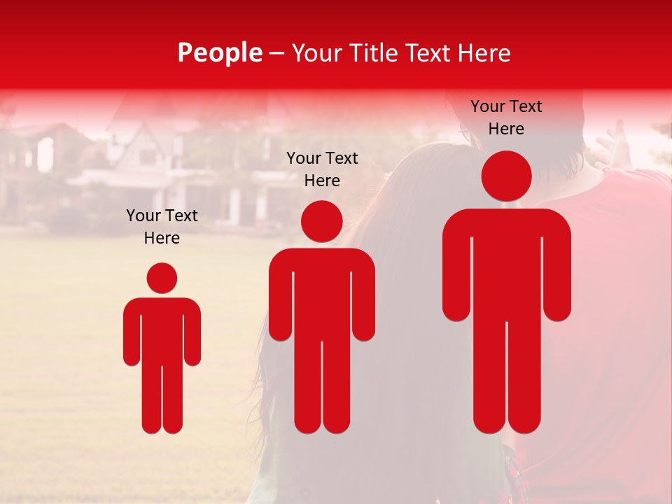 Home Biracial Couple Indian Family PowerPoint Template