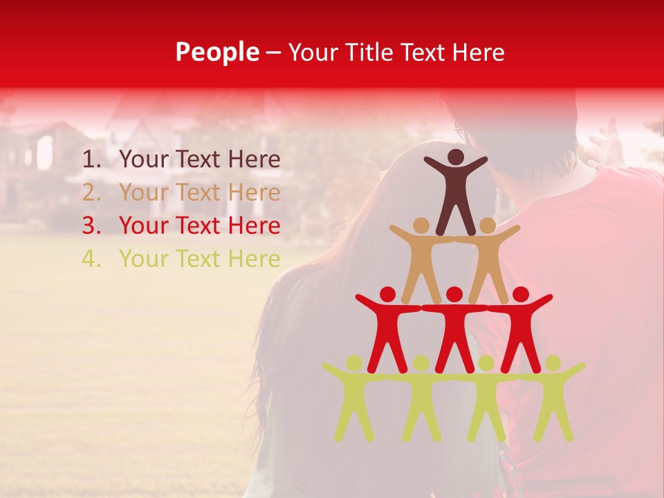 Home Biracial Couple Indian Family PowerPoint Template