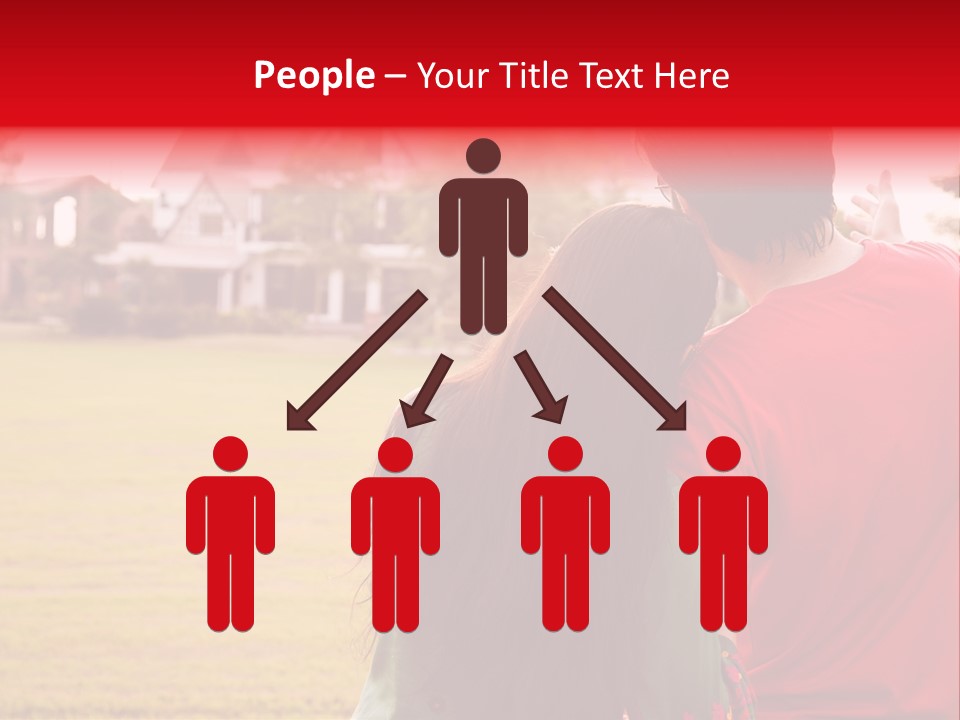 Home Biracial Couple Indian Family PowerPoint Template