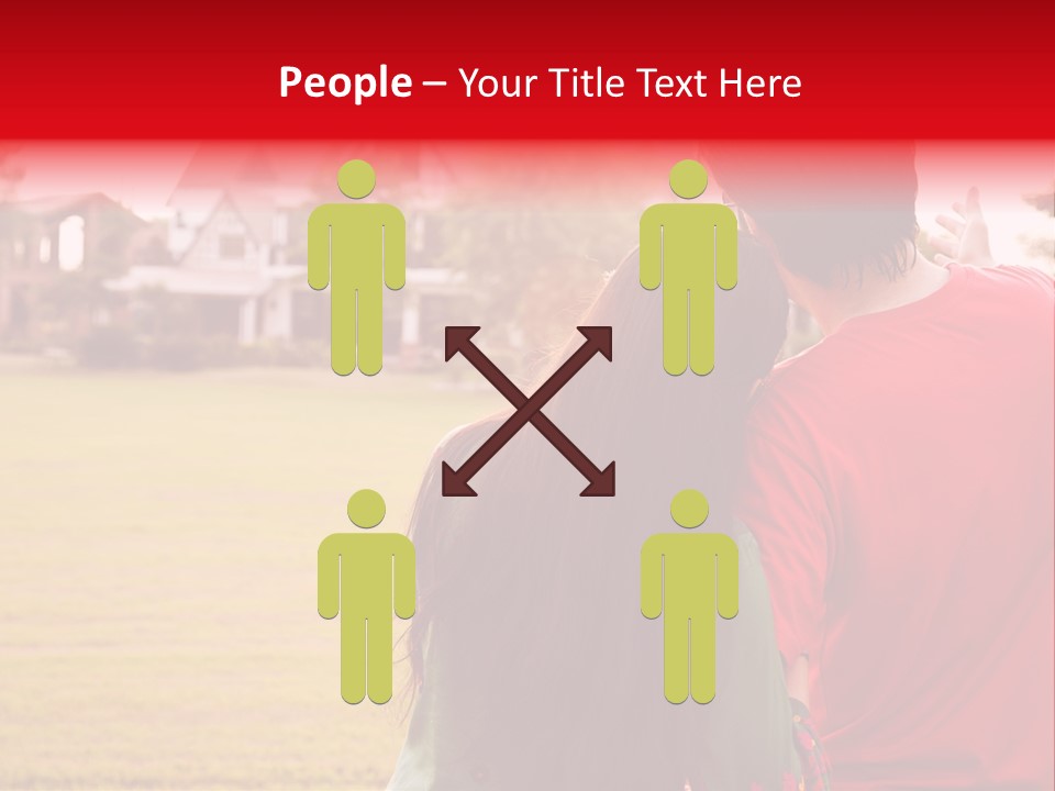 Home Biracial Couple Indian Family PowerPoint Template