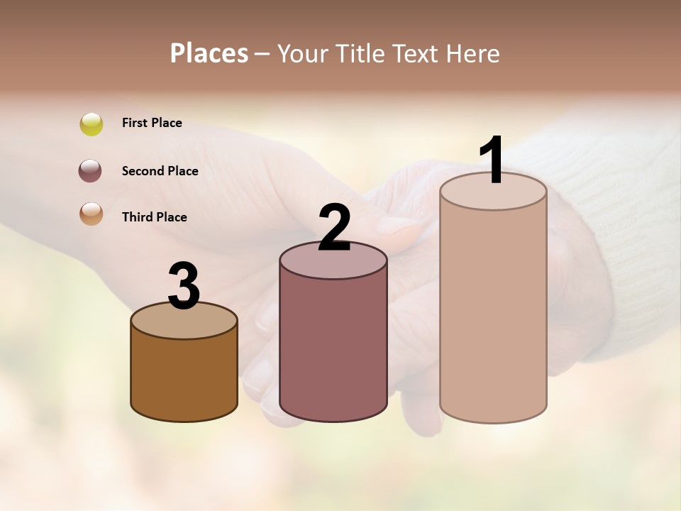 Hand Hold Age PowerPoint Template