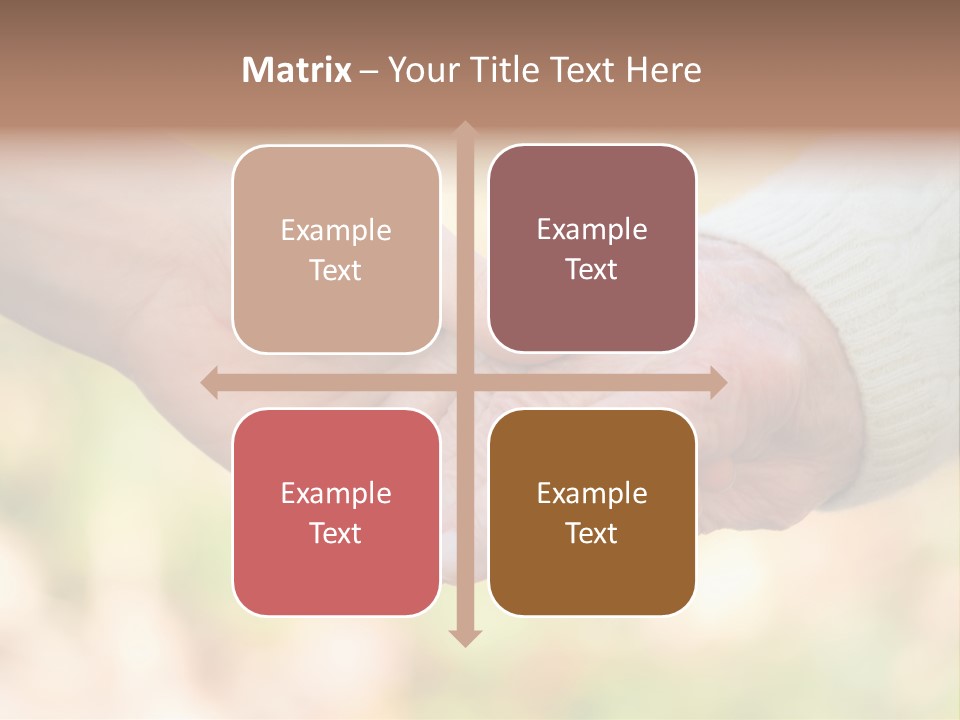 Hand Hold Age PowerPoint Template