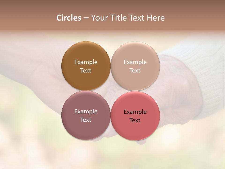 Hand Hold Age PowerPoint Template