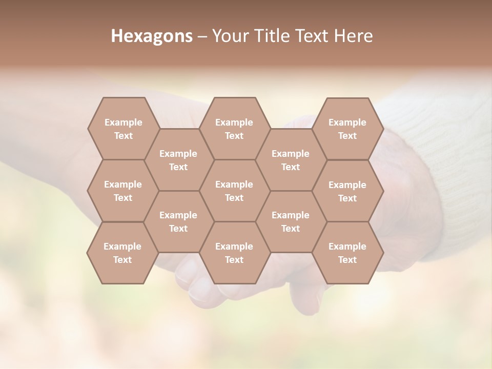 Hand Hold Age PowerPoint Template