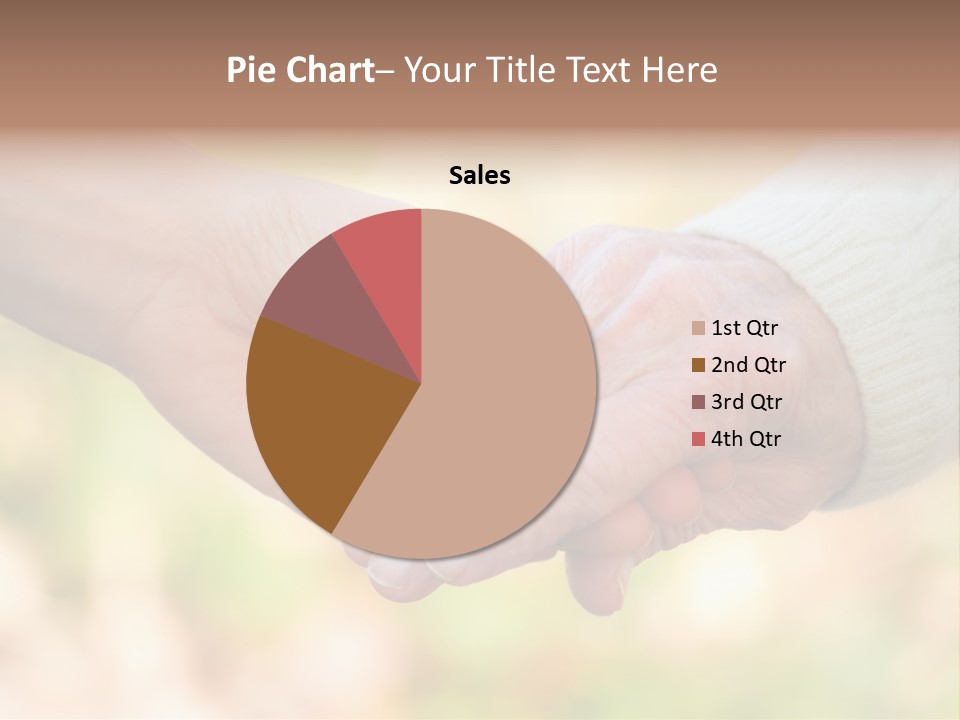 Hand Hold Age PowerPoint Template