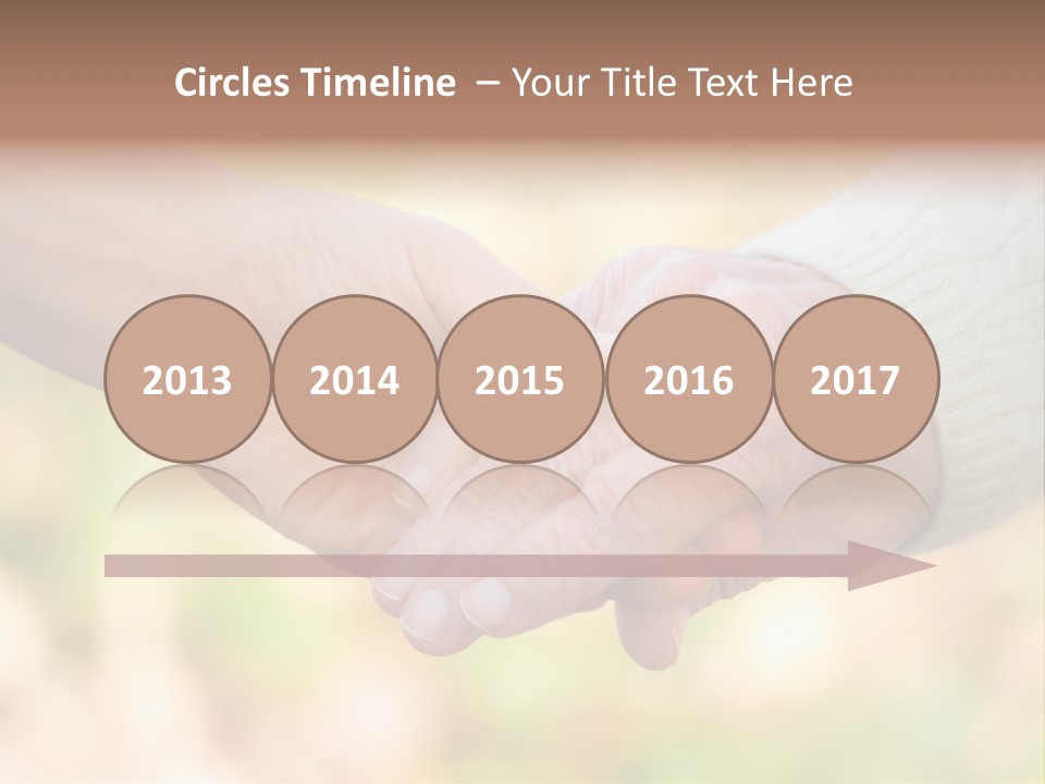 Hand Hold Age PowerPoint Template