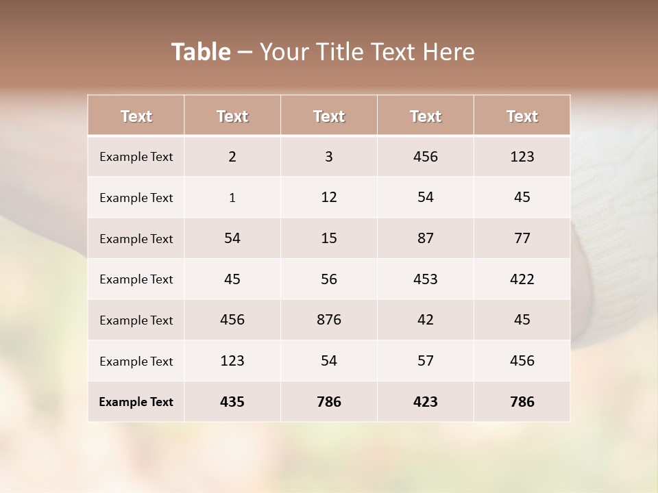 Hand Hold Age PowerPoint Template