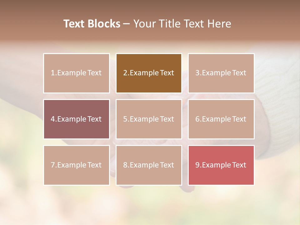 Hand Hold Age PowerPoint Template