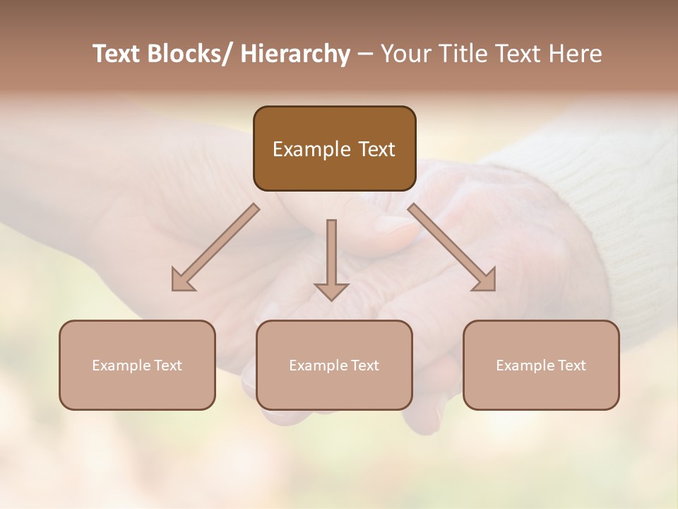 Hand Hold Age PowerPoint Template
