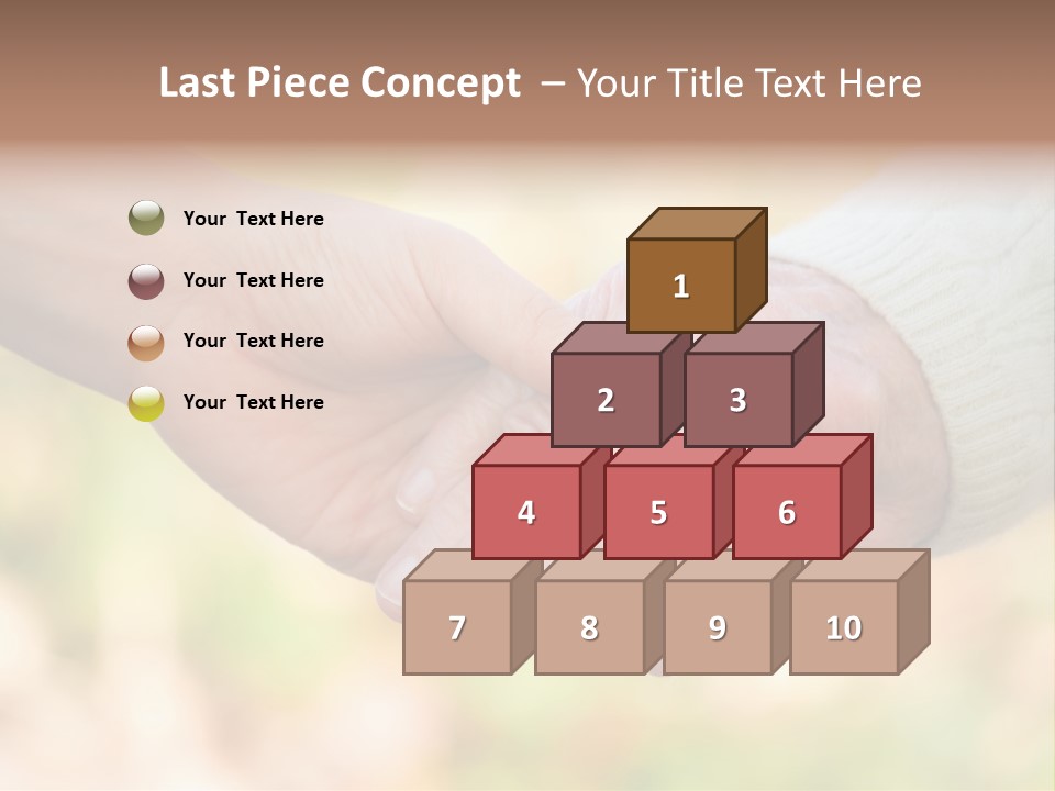 Hand Hold Age PowerPoint Template