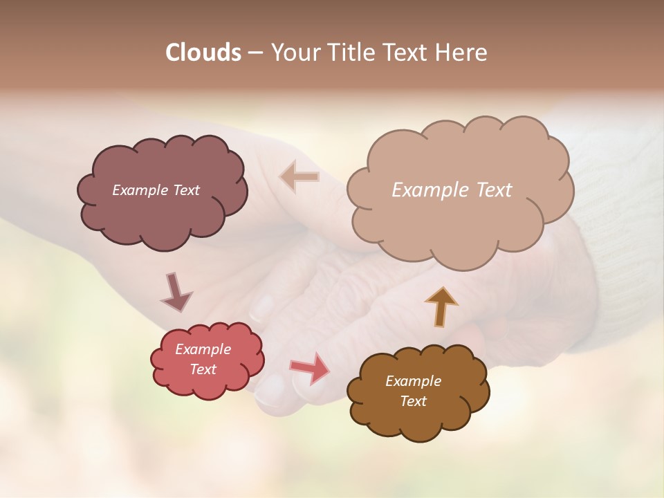 Hand Hold Age PowerPoint Template