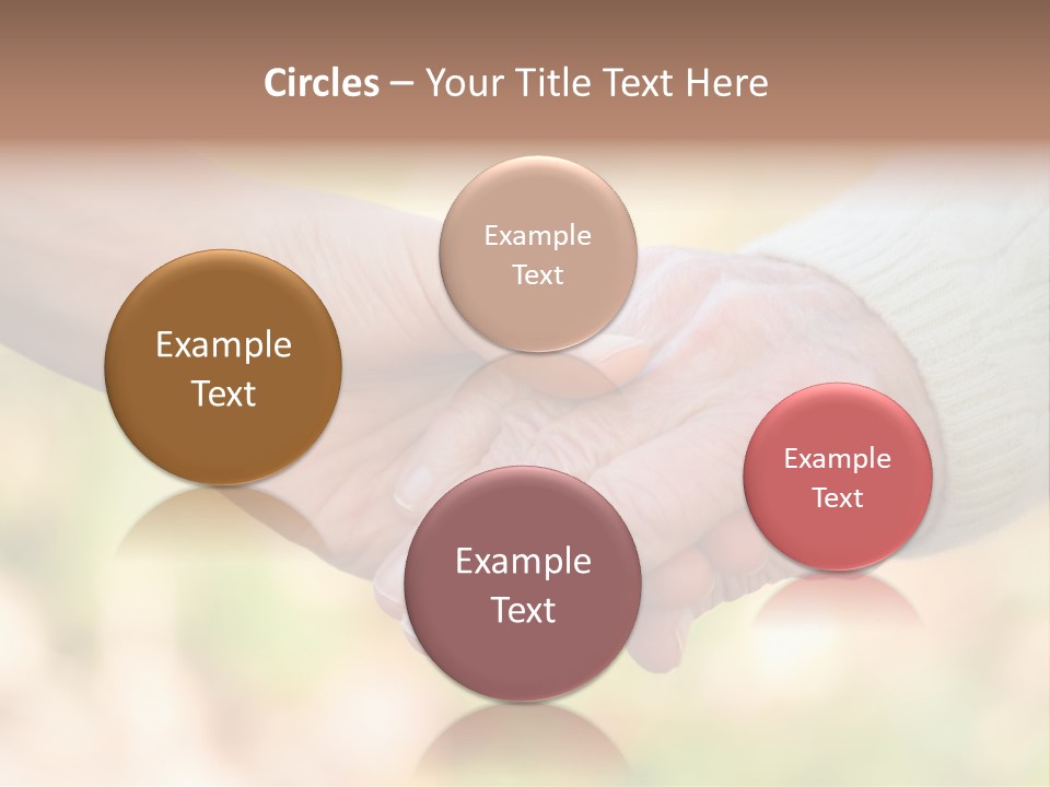 Hand Hold Age PowerPoint Template