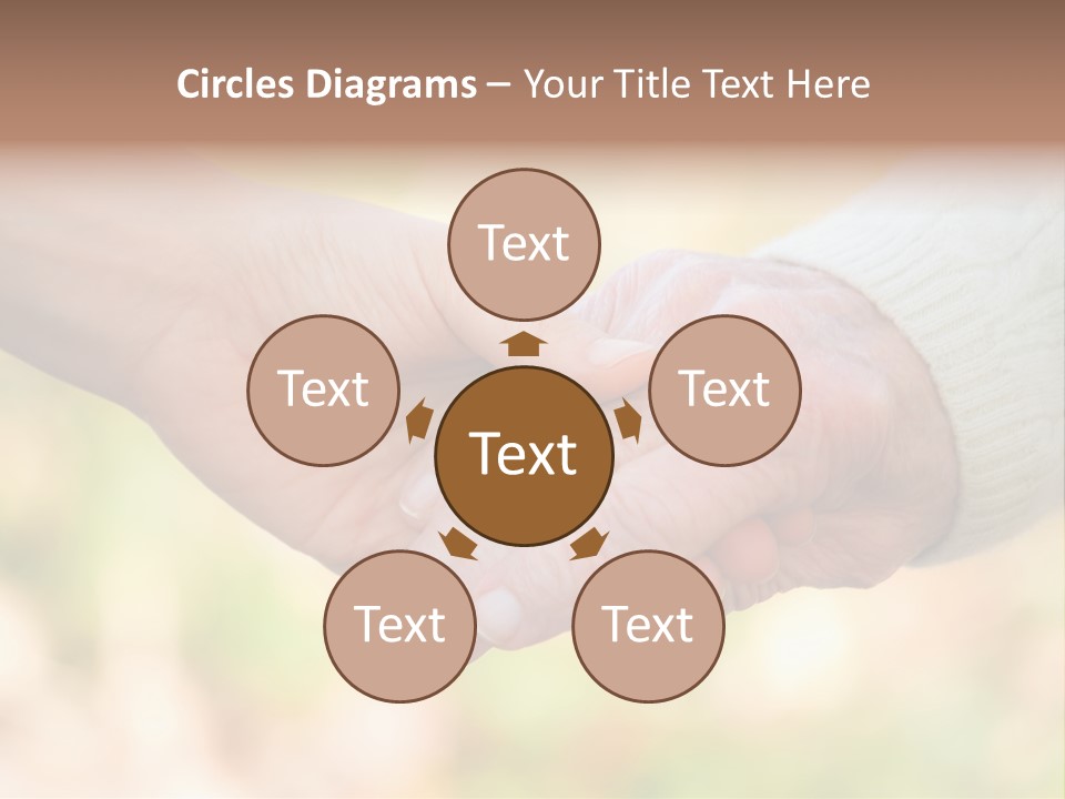 Hand Hold Age PowerPoint Template