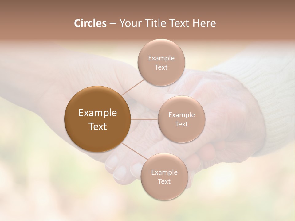 Hand Hold Age PowerPoint Template