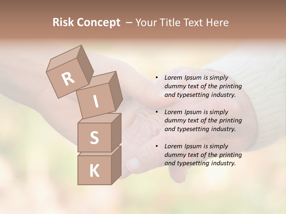 Hand Hold Age PowerPoint Template