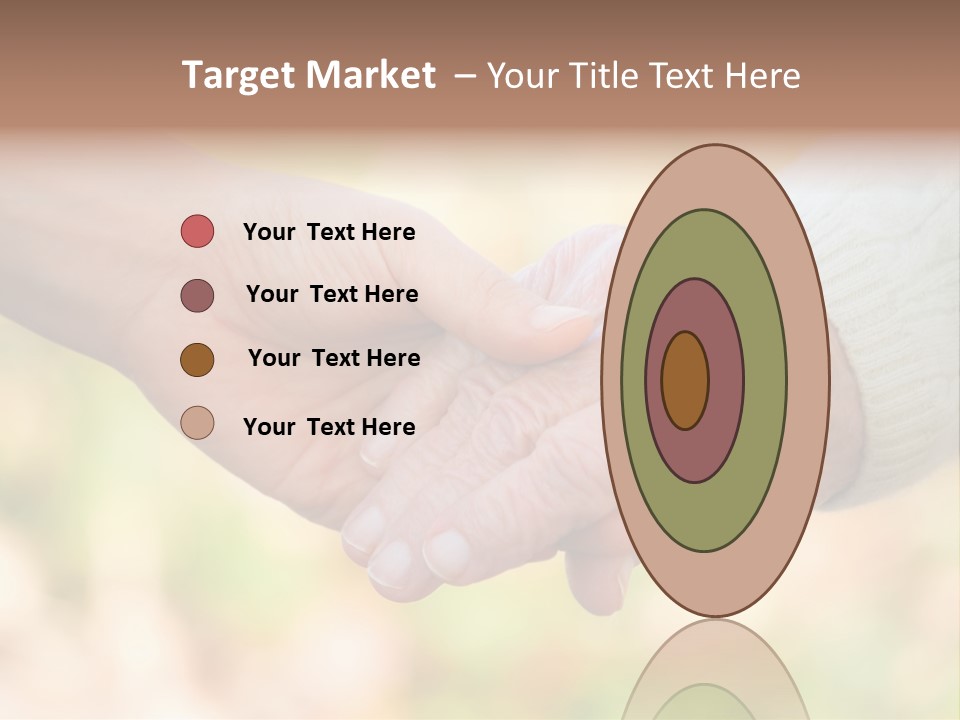 Hand Hold Age PowerPoint Template