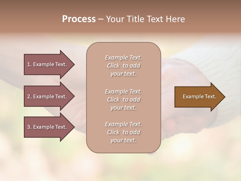 Hand Hold Age PowerPoint Template