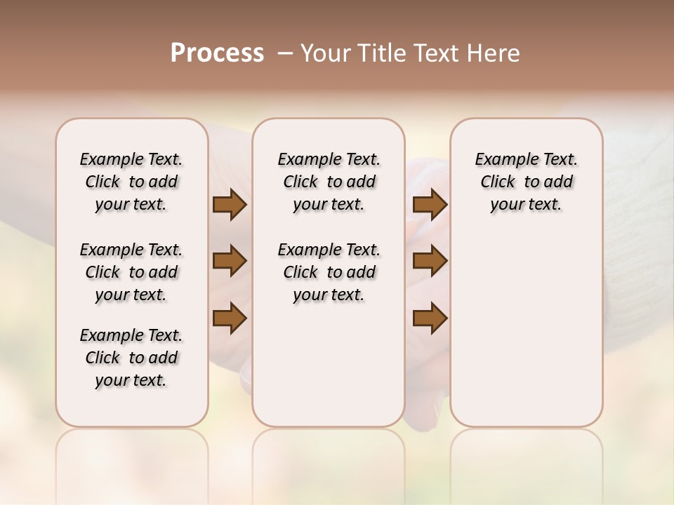 Hand Hold Age PowerPoint Template