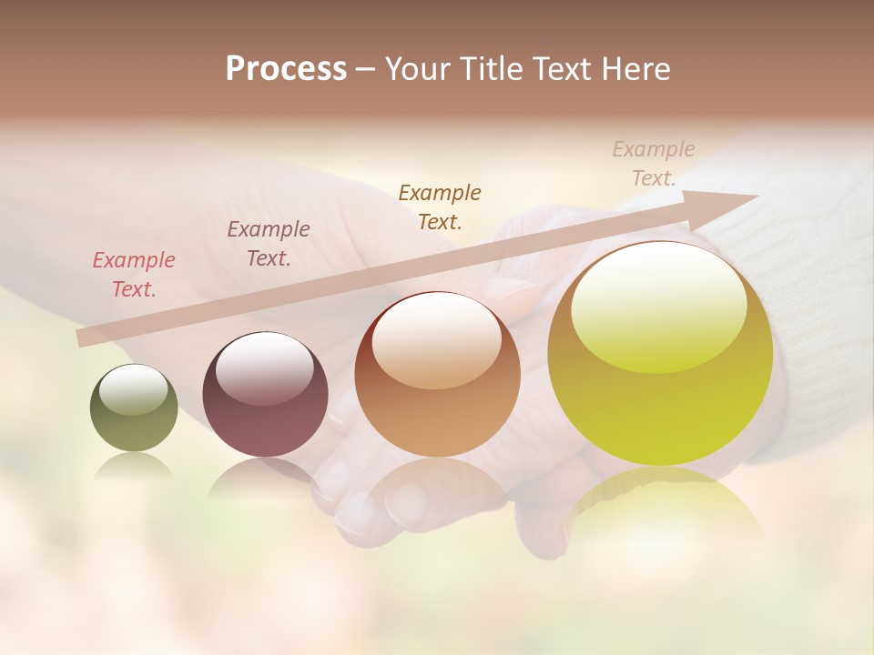 Hand Hold Age PowerPoint Template