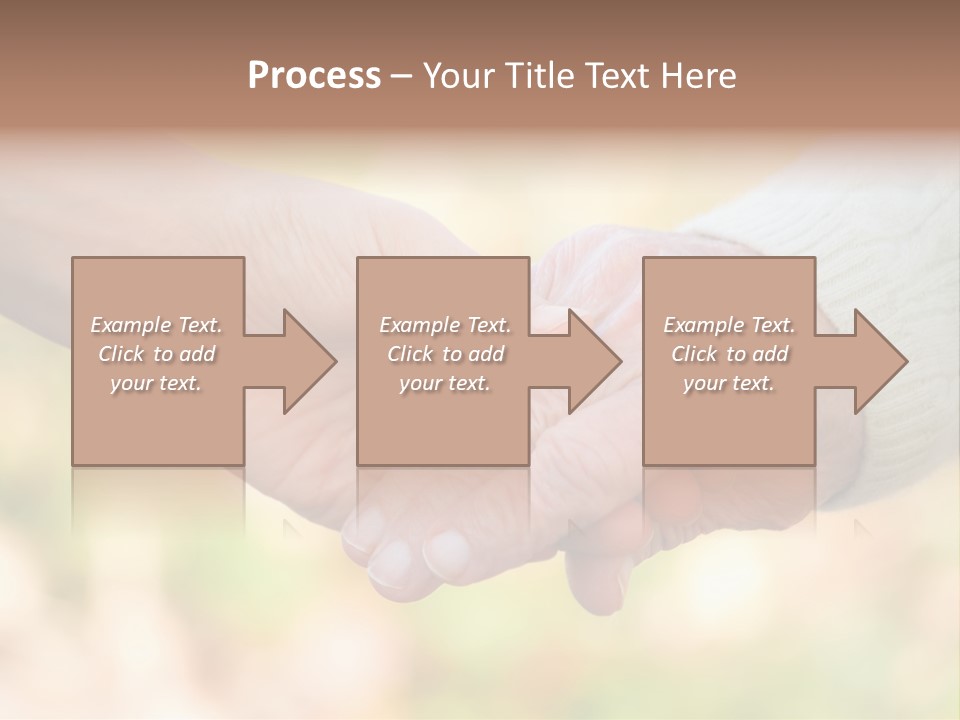 Hand Hold Age PowerPoint Template