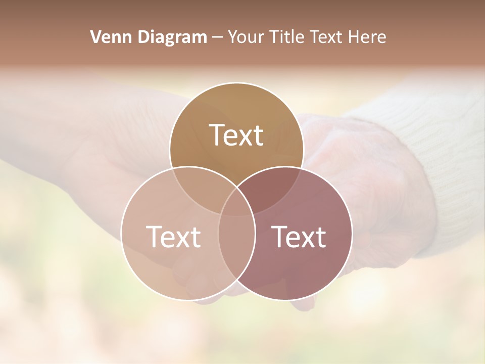 Hand Hold Age PowerPoint Template