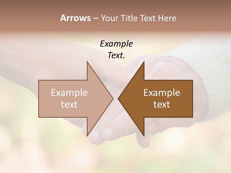 Hand Hold Age PowerPoint Template