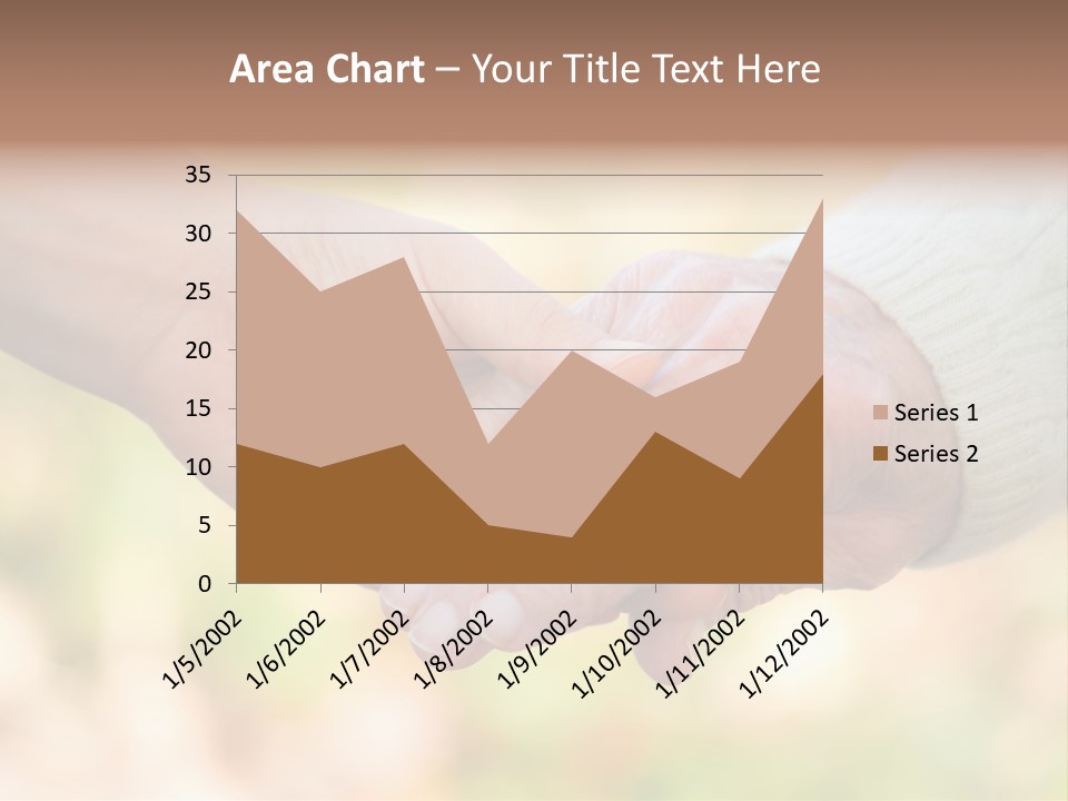 Hand Hold Age PowerPoint Template