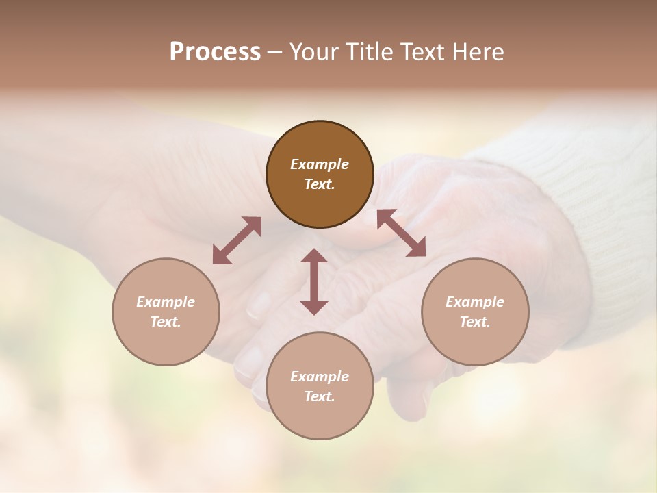 Hand Hold Age PowerPoint Template