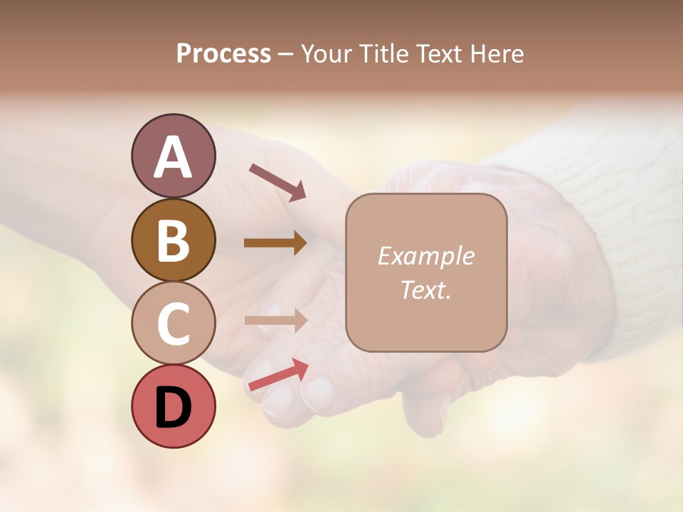 Hand Hold Age PowerPoint Template