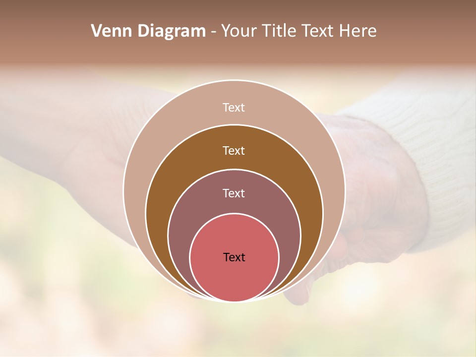 Hand Hold Age PowerPoint Template