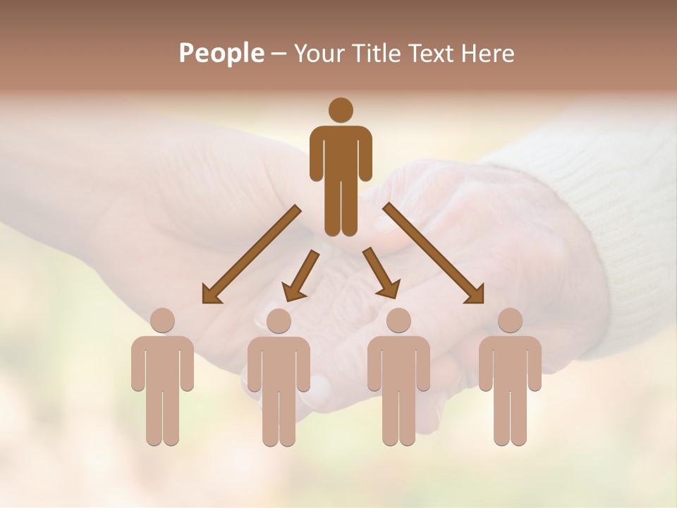 Hand Hold Age PowerPoint Template