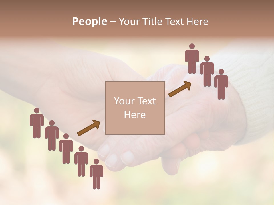 Hand Hold Age PowerPoint Template
