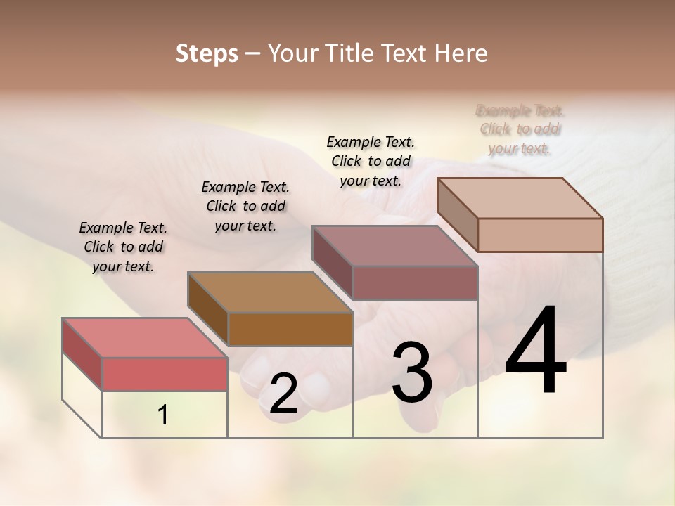 Hand Hold Age PowerPoint Template