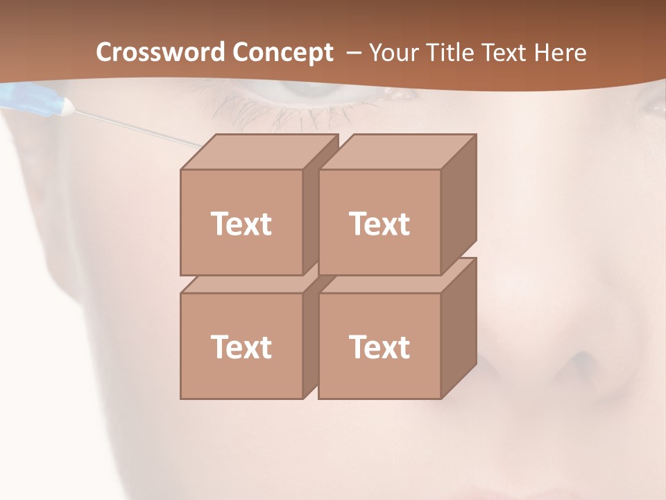 Eyebrow Brow Eye PowerPoint Template