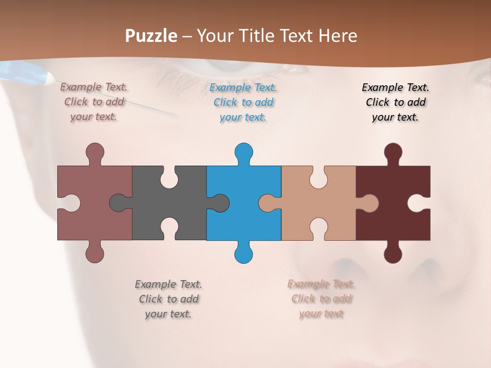 Eyebrow Brow Eye PowerPoint Template