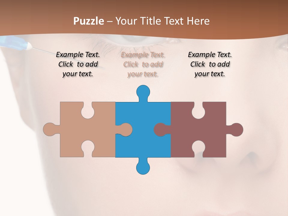 Eyebrow Brow Eye PowerPoint Template