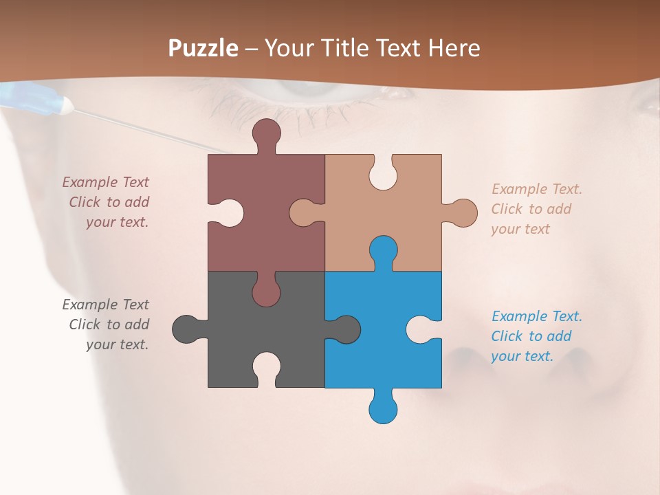 Eyebrow Brow Eye PowerPoint Template