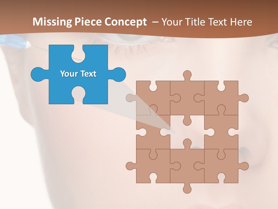 Eyebrow Brow Eye PowerPoint Template