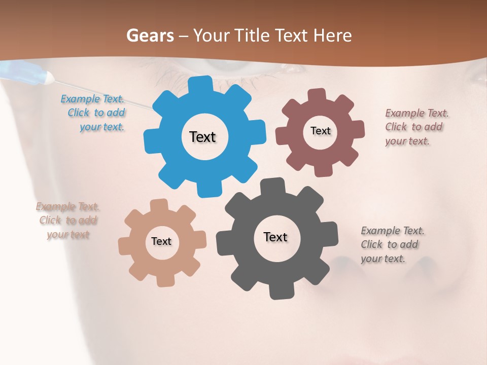 Eyebrow Brow Eye PowerPoint Template
