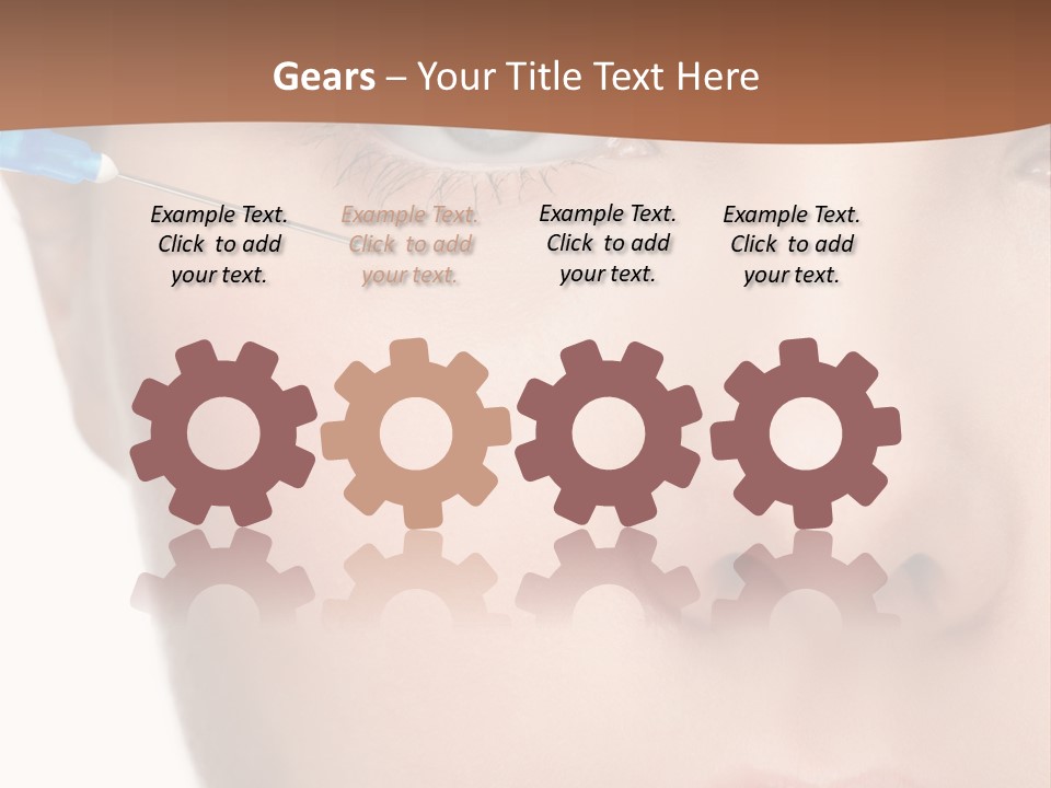 Eyebrow Brow Eye PowerPoint Template