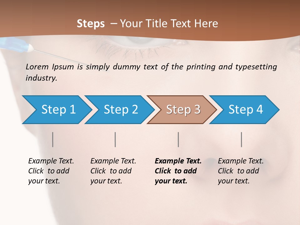 Eyebrow Brow Eye PowerPoint Template