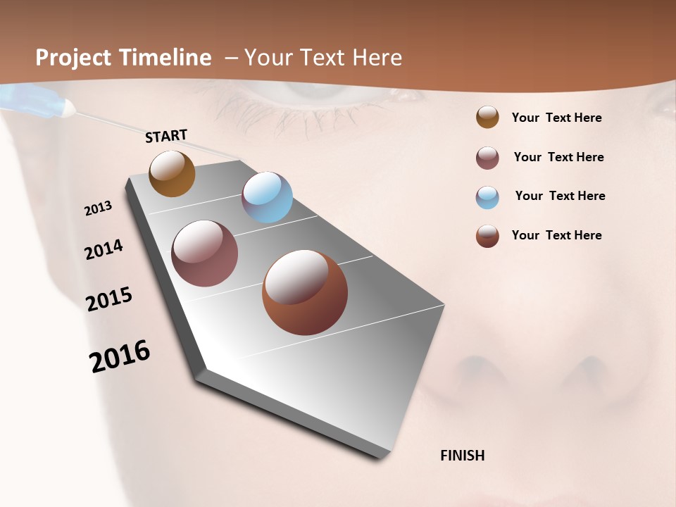Eyebrow Brow Eye PowerPoint Template