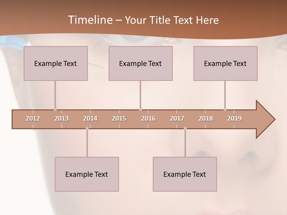 Eyebrow Brow Eye PowerPoint Template