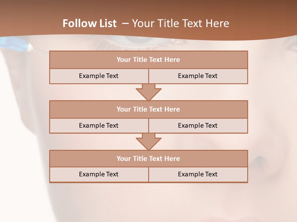 Eyebrow Brow Eye PowerPoint Template