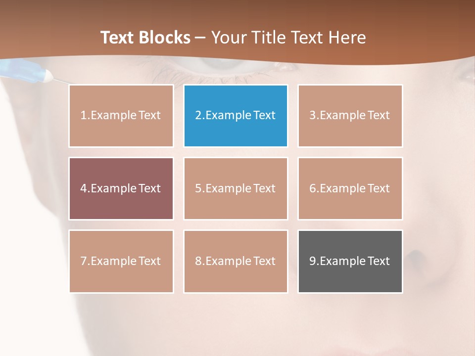 Eyebrow Brow Eye PowerPoint Template
