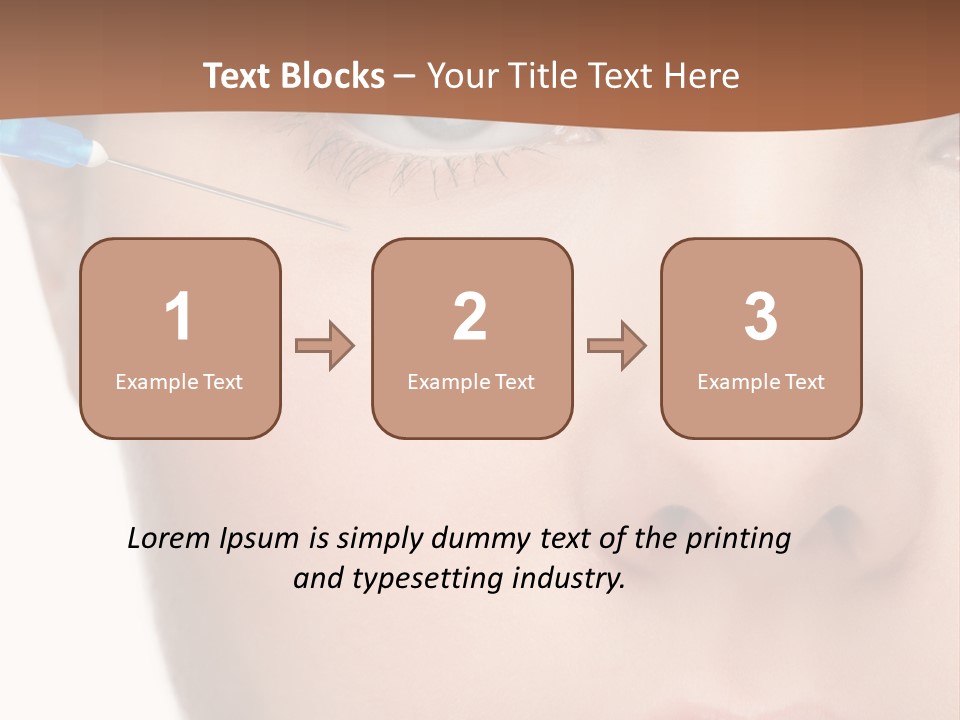 Eyebrow Brow Eye PowerPoint Template