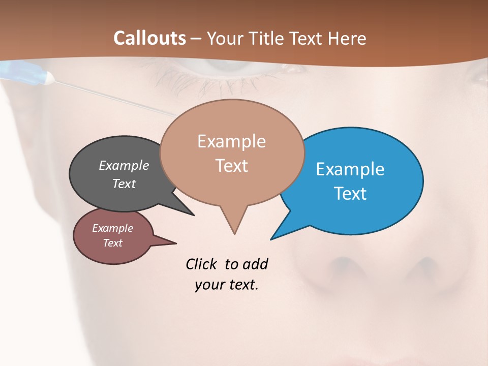 Eyebrow Brow Eye PowerPoint Template