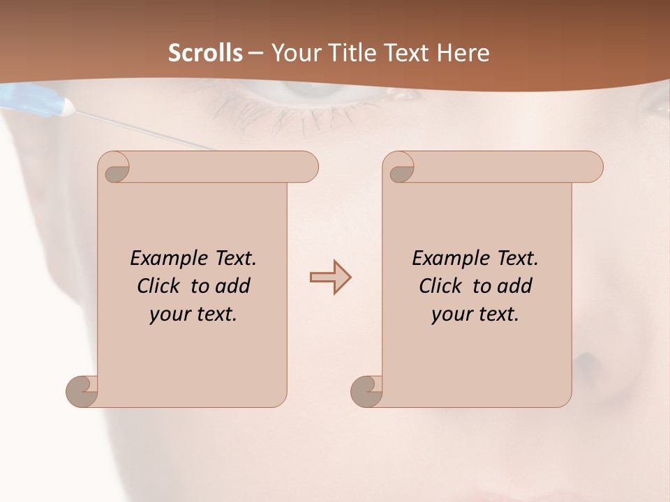 Eyebrow Brow Eye PowerPoint Template
