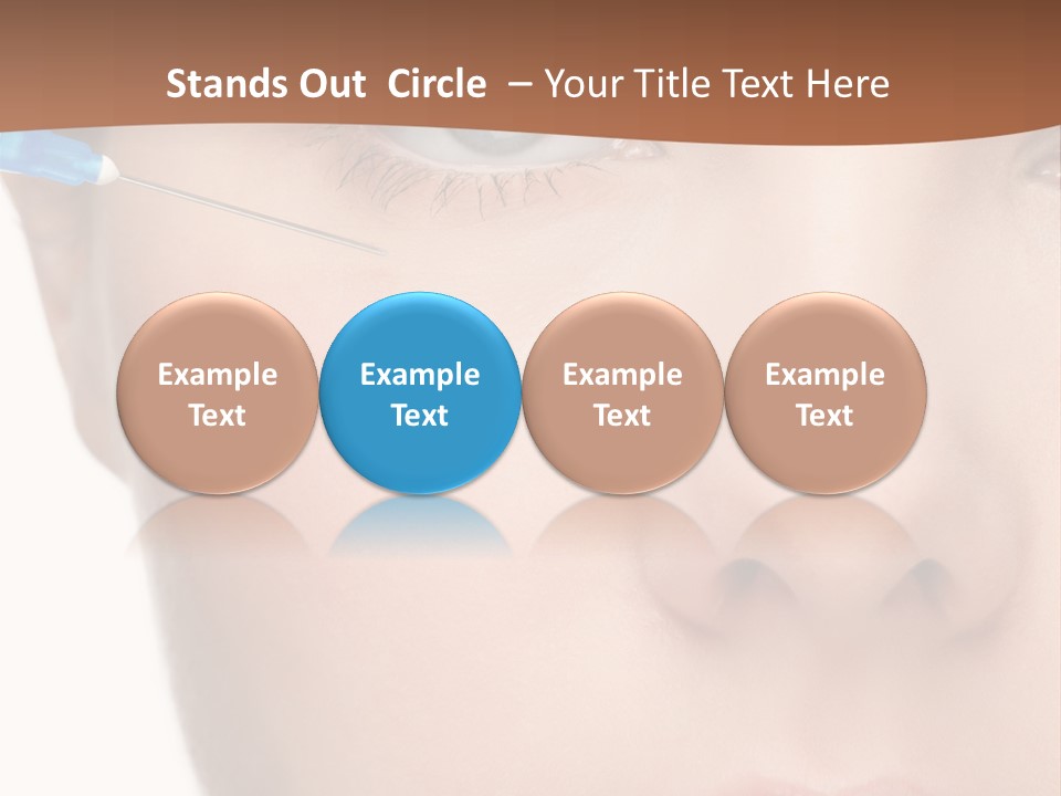 Eyebrow Brow Eye PowerPoint Template